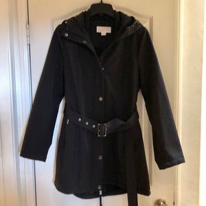 EUC Michael Kors Black Hooded Jacket